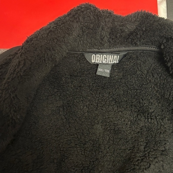 Nicole Miller Cardigan Jacket Coat Sherpa Lined Duster Large Lapel Cosy Warm - Picture 4 of 9